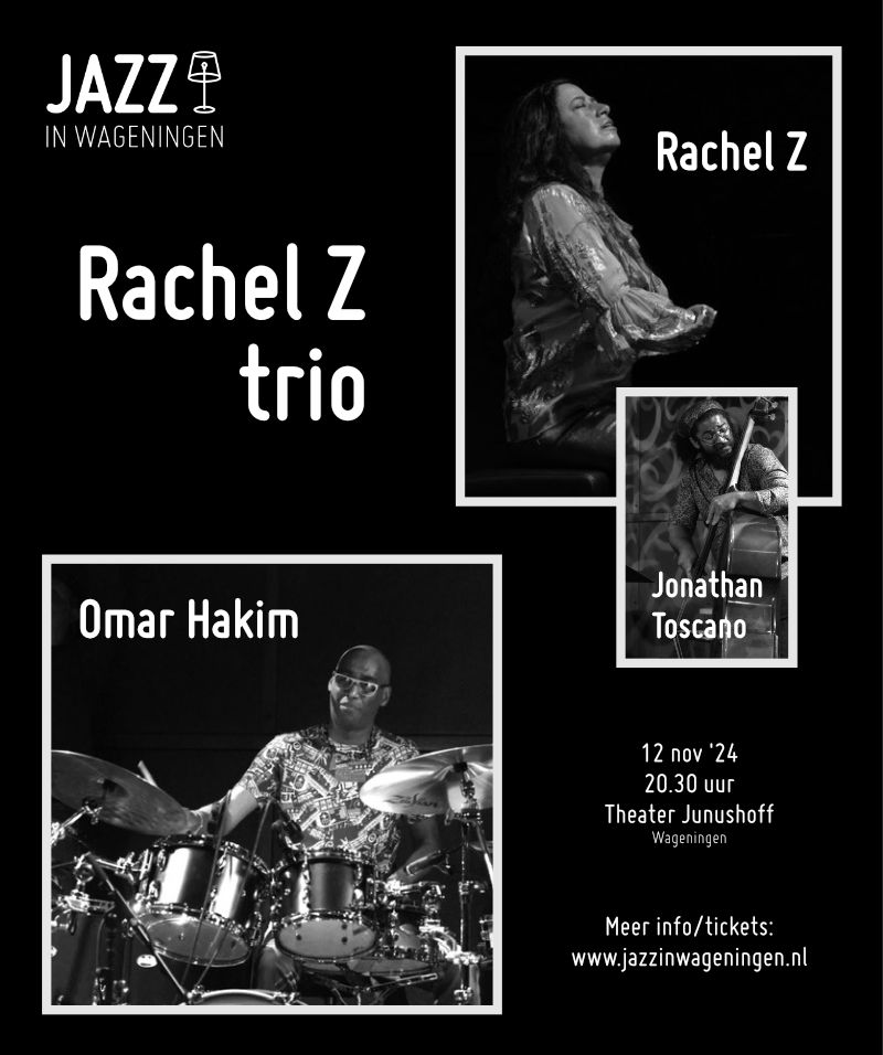 Rachel Z Trio met Omar Hakim - Jazz in Wageningen 2023 NL