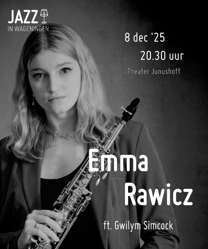 Emma Rawicz en Gwilym Simcock spelen op 8 december 2025 - Jazz in Wageningen 2025 NL